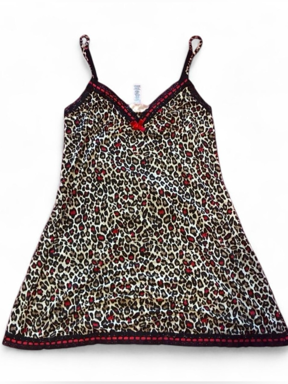 🎀Leopard print lace cami top/dress